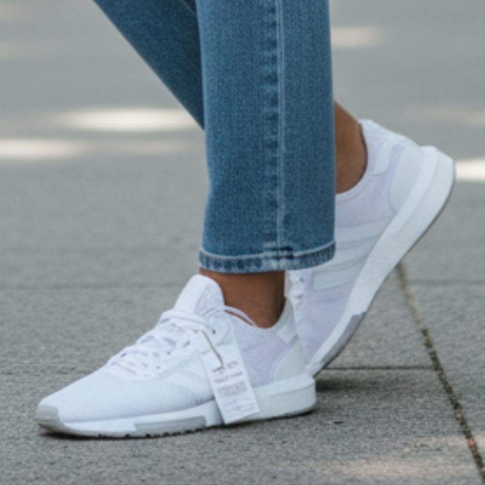 NWT Adidas Original Swift X Women's All-White Running Cloud Shoes Size--6.5
